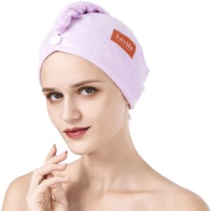 Microfiber Hair Towel Wrap 3 Pack Quick Drying Towels Hair Drying Turban