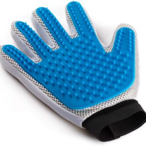 Pet Grooming Glove – Enhanced Five Finger Design – for Cats, Dogs