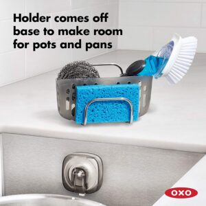 OXO Good Grips StrongHold Suction Sink Caddy,Gray
